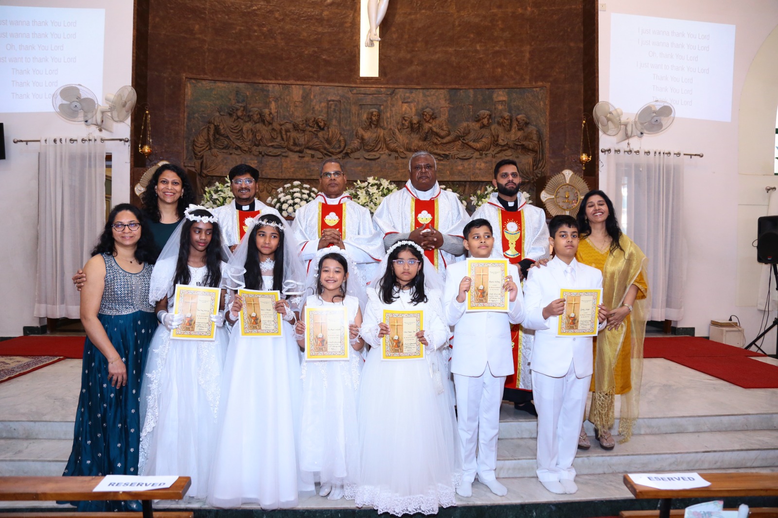 First Holy Communion Celebration 2026 at the Church of the Immaculate Conception, Kanhei