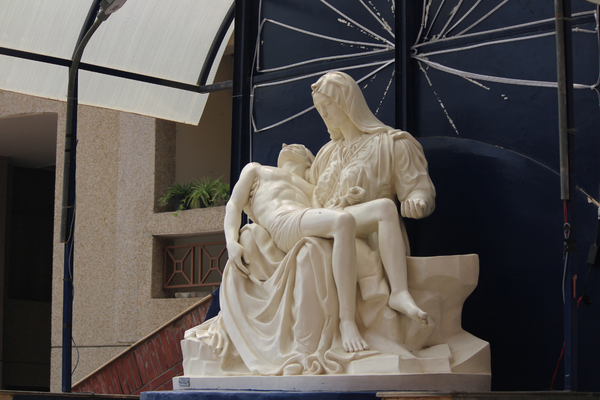 Pietà statue at CIC Kanhei