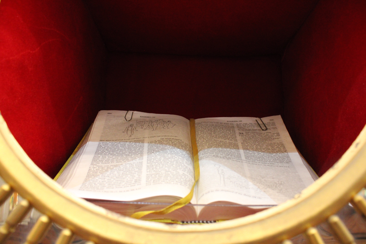 Holy Bible at the Church of the Immaculate Conception