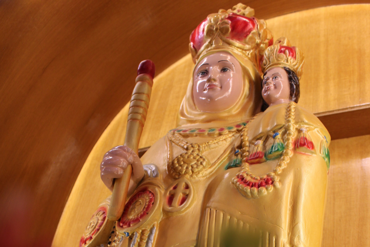 Statue of Mary with Infant Jesus